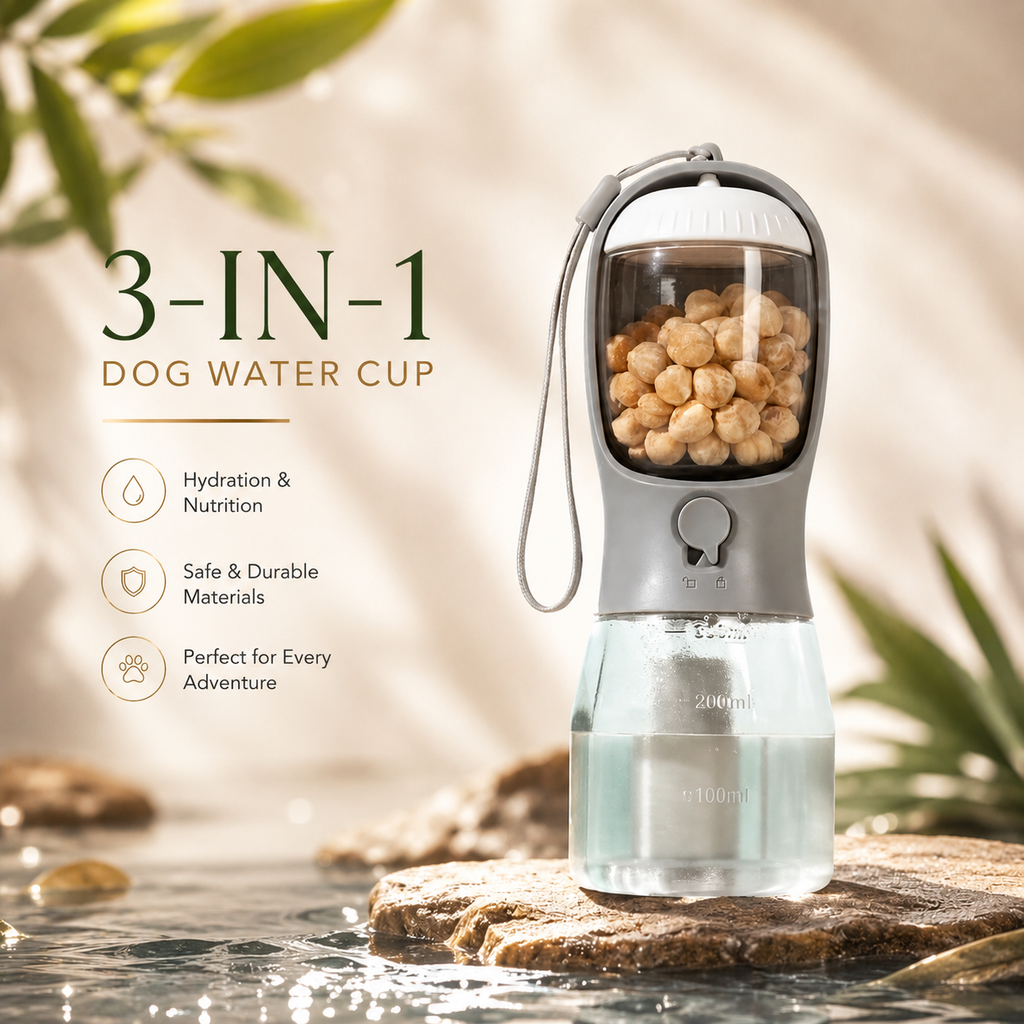 3-in-1 Portable Pet Bottle